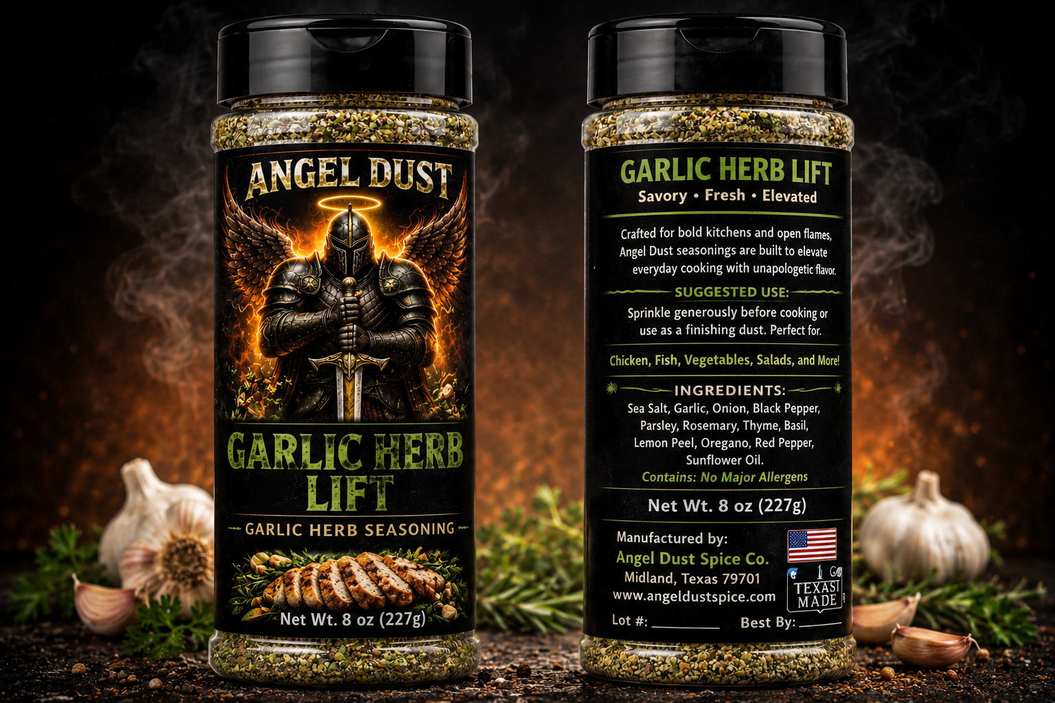 Angel Dust - Garlic Herb Lift Spice Blend